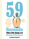 Cover image for 59 Seconds